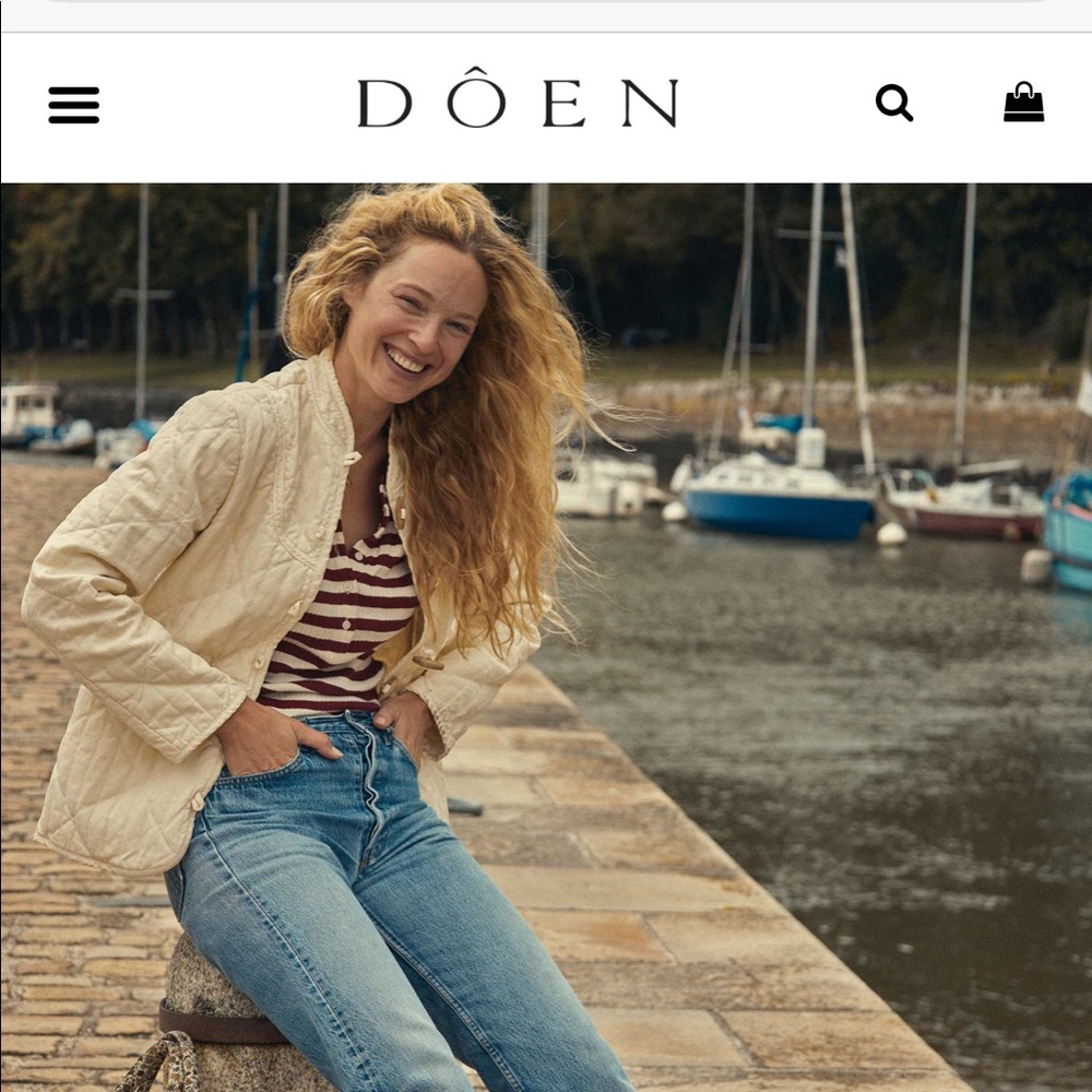 Doen (www.shopdoen.com) Parker Jacket in Nutmeg color - worn and washed once